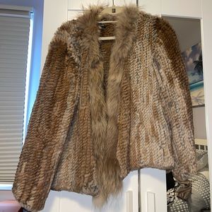 Authentic Rabbit fur Jacket